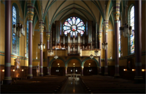 Church stained glass image